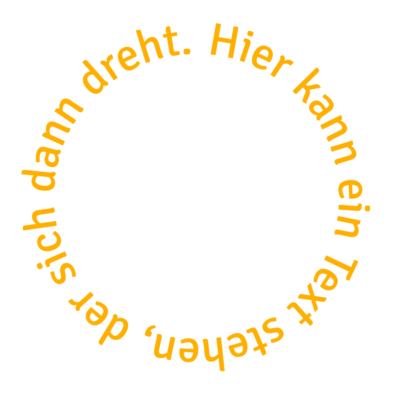 VORLAGE Kreis-Text 300x300px Gelb