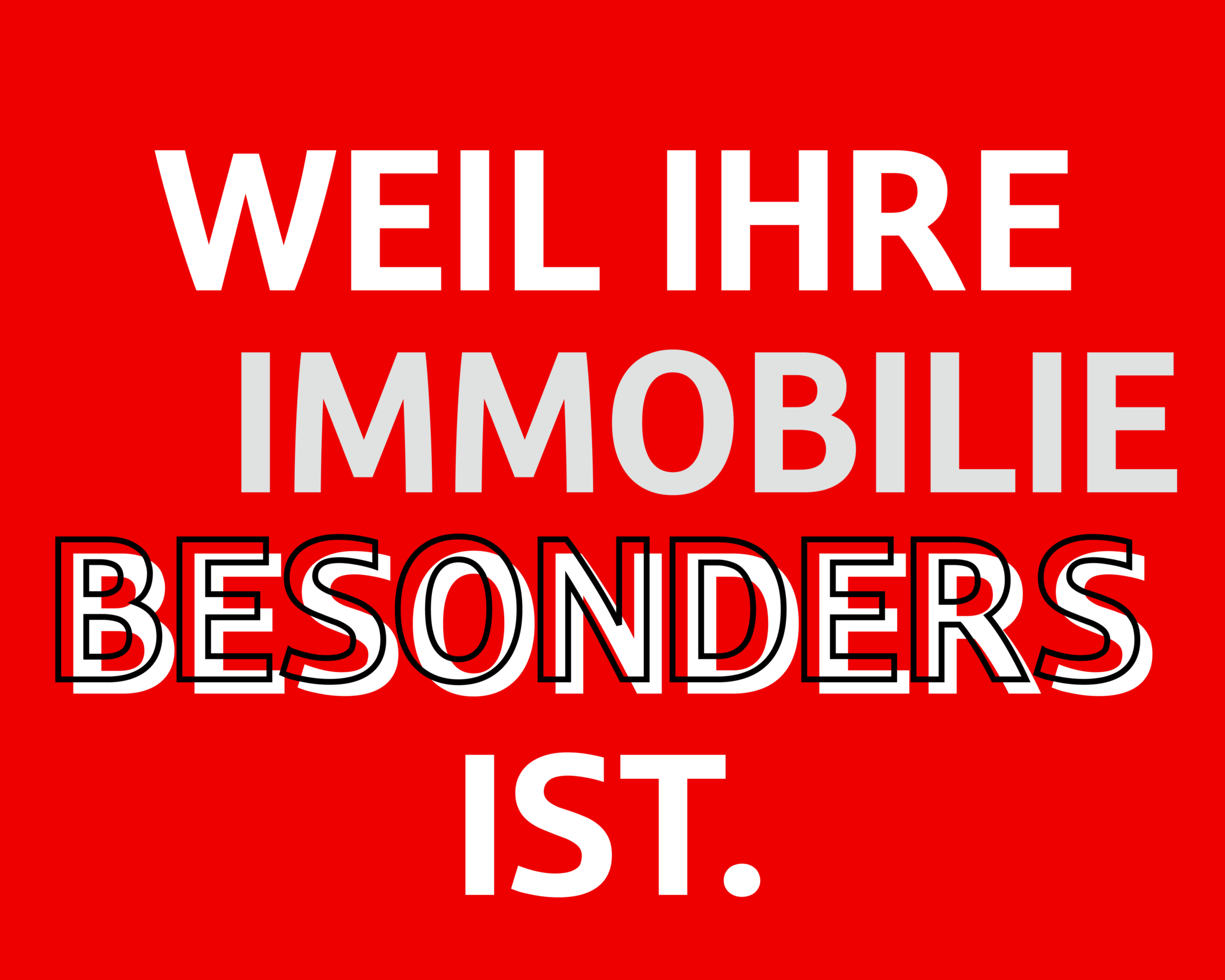 Designelement Darstellung Typografie